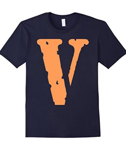 Vlone V Staple Navy T-Shirt