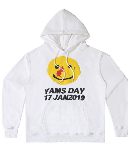 VLONE Friends Smiley White Hoodies