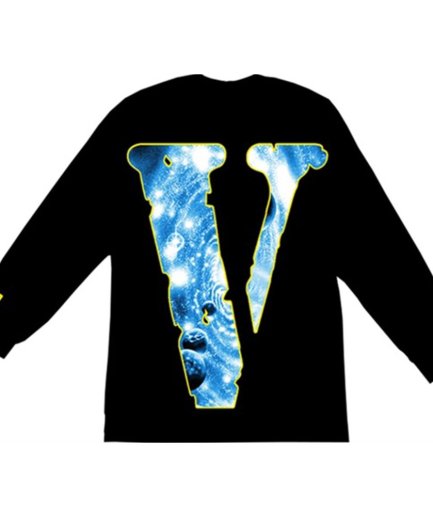 Juice WRLD X Vlone Cosmic Printed V Sweatshirt-Back