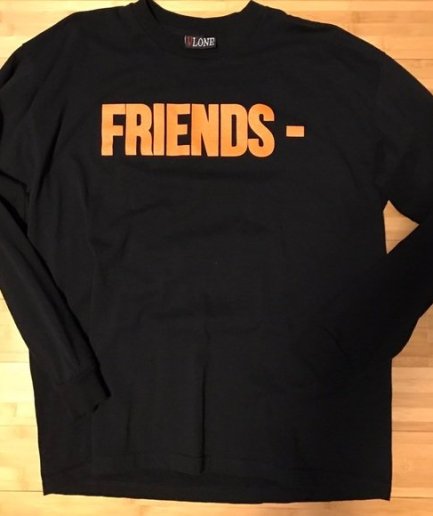 Vlone Friends Black Tee