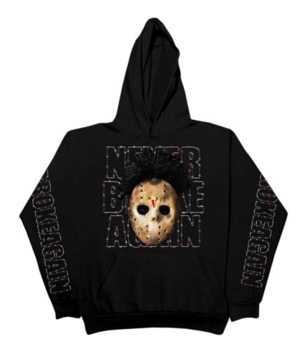 NeverBrokeAgain Vlone Hauted Hoodie – Black