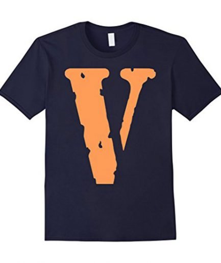 Vlone V Staple Navy T-Shirt