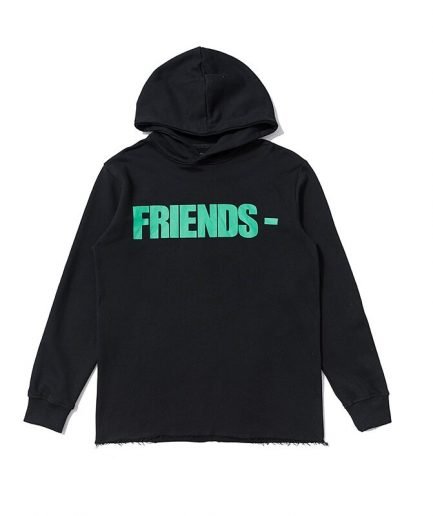 VLONE Hip Hop Black Friend Classic Hoodie