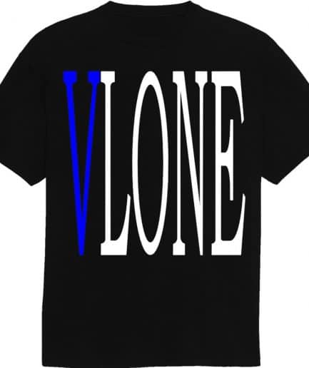 Vlone V Staple T-Shirt Blue\Black