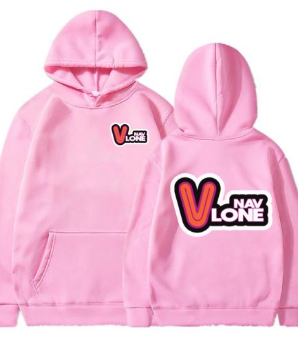 Vlone Nav Pink Hoodie