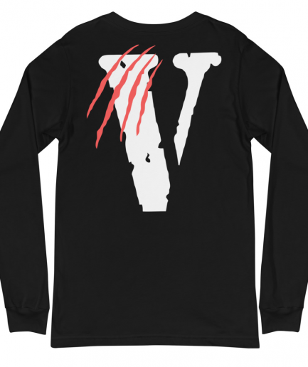 Vlone Black Panther Printed V Sweatshirt Black-Back