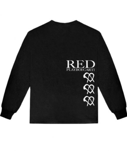 Playboi carti sicksid Long Sleeve – Black-Back