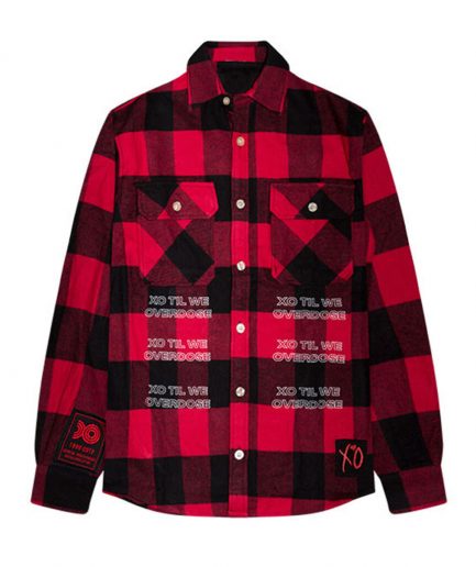 The Weeknd XO Classic Logo II Flannel-Front